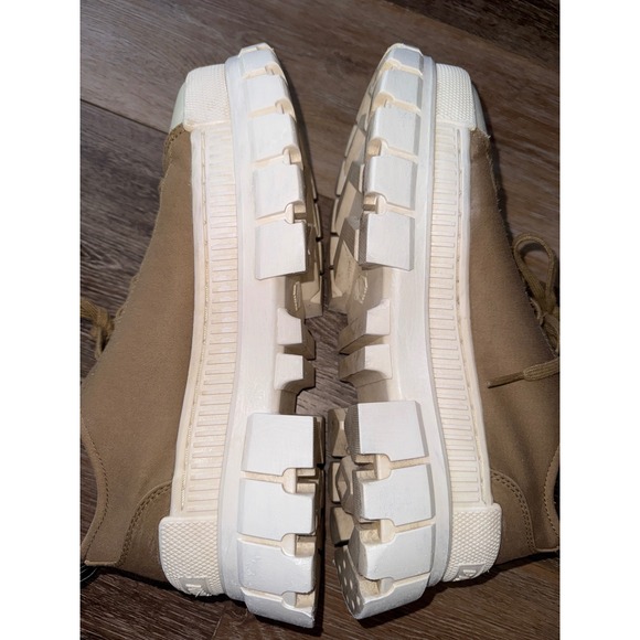 Palladium Women's Revolt Lo TX platform sneakers olive green size 11 - Picture 4 of 12